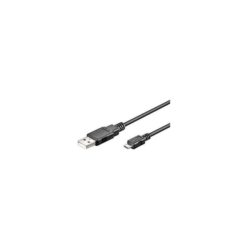 goobay USB-kabel 5m Sort